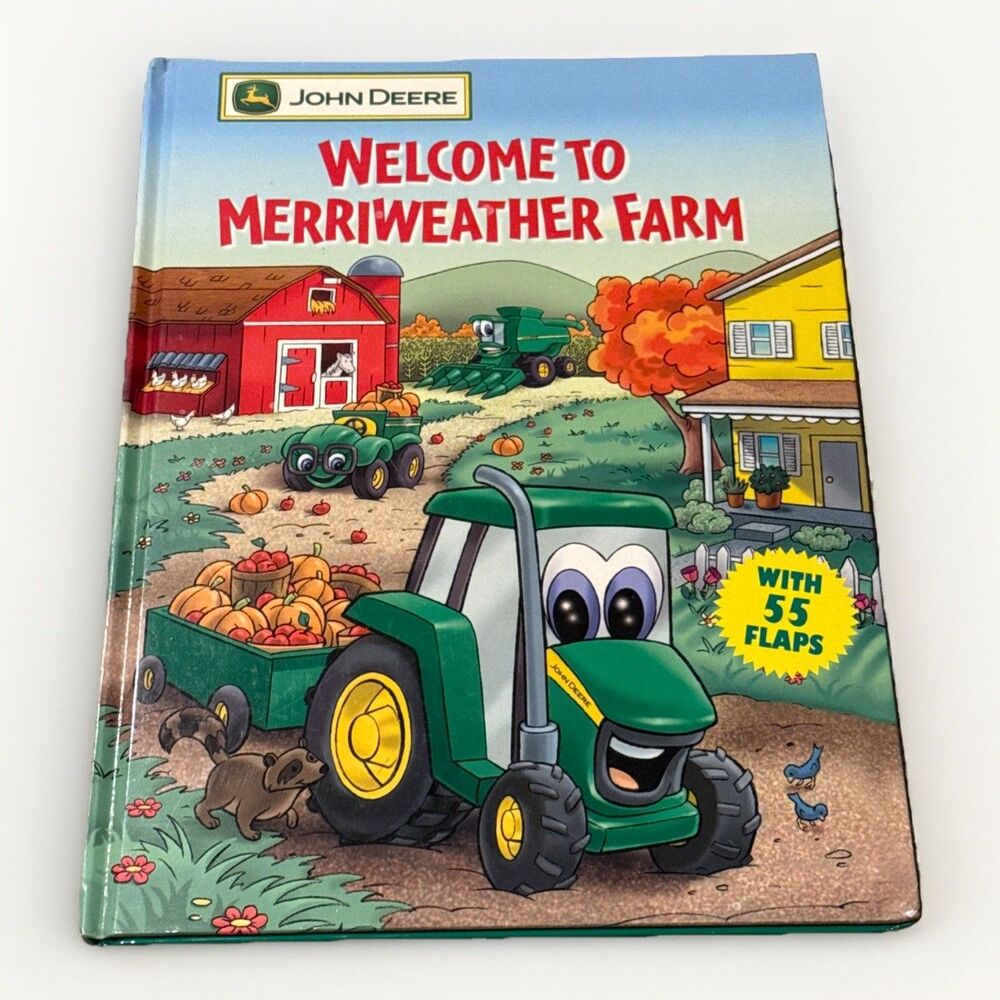 Welcome to Merriweather Farm by Knopf, Susan, John Deere Children Book 2005 EUC